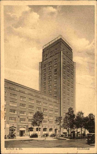 Köln rhein 1934 hochhaus - kÖln, am