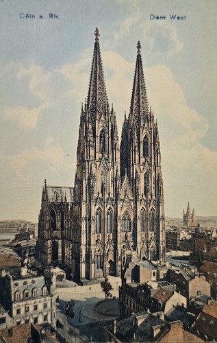 Köln dom 1920 postkarte - köln,