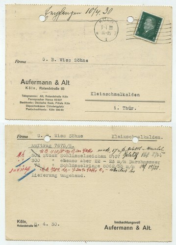 93413 postkarte aufermann - 93413, &
