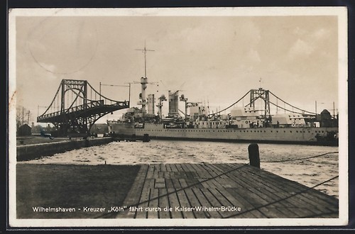 Wilhelmshaven kreuzer - ak,