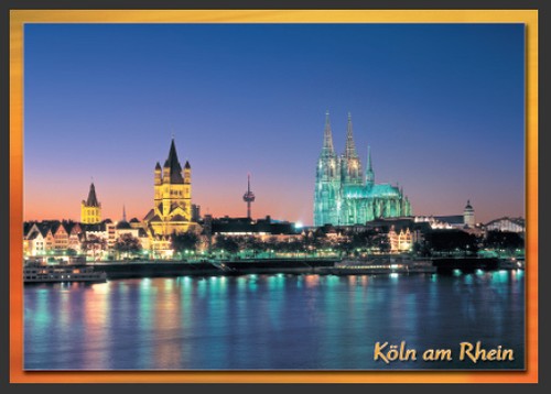 Postkarte ansichtskarte köln - postkarte,