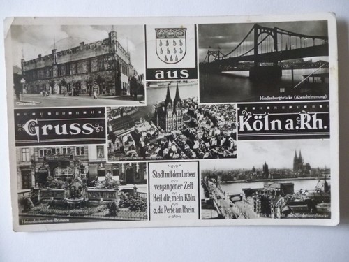 Ansichtskarte köln 1940 - köln,