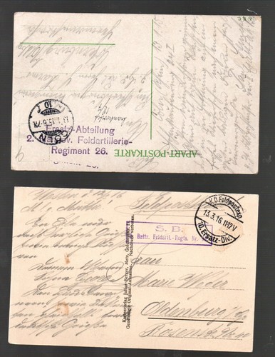Deutsche feldpost 1915 alte - feldpost,