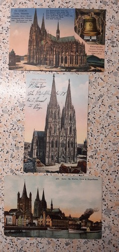 Alte postkarten gelaufen - -,
